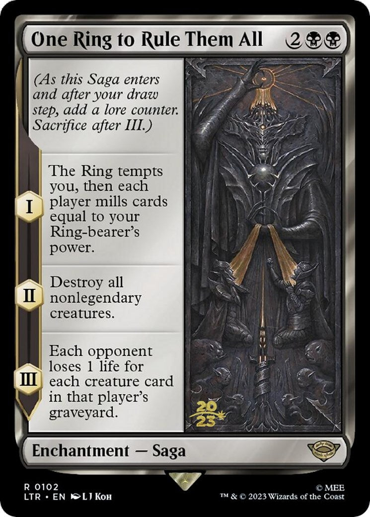 One Ring to Rule Them All [The Lord of the Rings: Tales of Middle-Earth Prerelease Promos] | Devastation Store