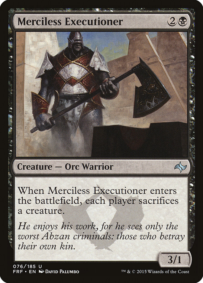 Merciless Executioner [Fate Reforged] - Devastation Store | Devastation Store