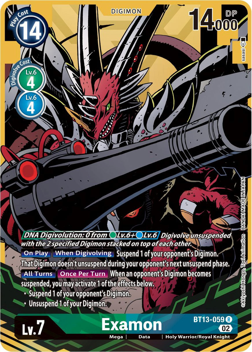 Examon [BT13-059] (Alternate Art) [Versus Royal Knights Booster] | Devastation Store