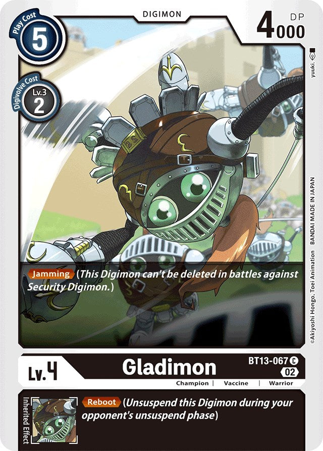 Gladimon [BT13-067] [Versus Royal Knights Booster] | Devastation Store