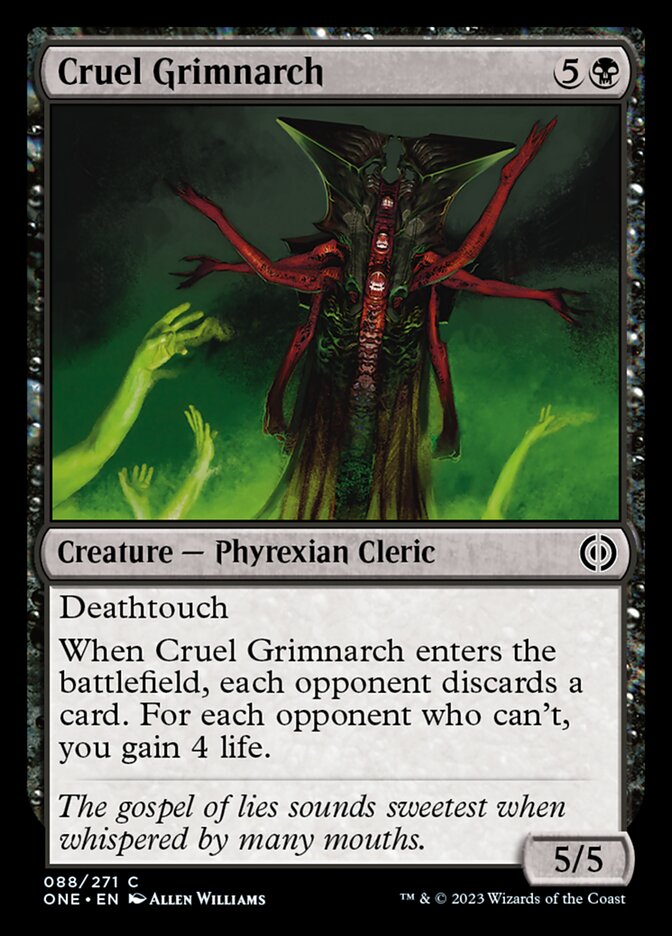 Cruel Grimnarch [Phyrexia: All Will Be One] | Devastation Store