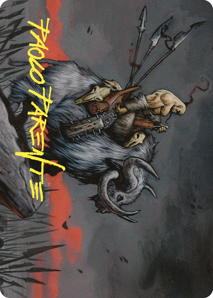 Godo, Bandit Warlord Art Card (Gold-Stamped Signature) [Commander Masters Art Series] | Devastation Store