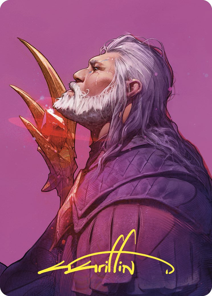 Urza, Lord High Artificer Art Card (Gold-Stamped Signature) [Commander Masters Art Series] | Devastation Store