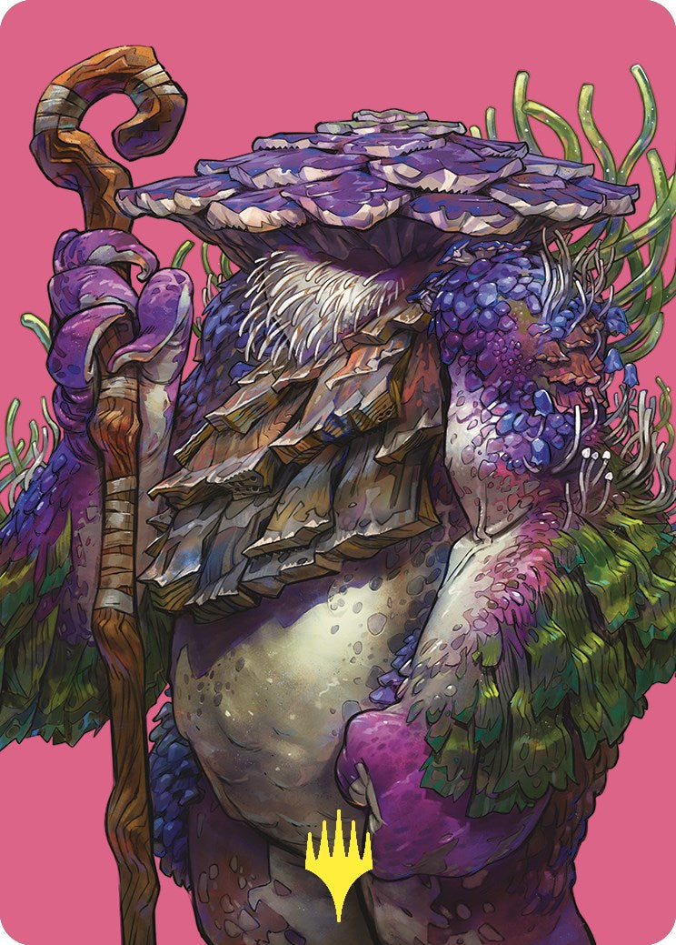 Slimefoot, the Stowaway Art Card (Gold-Stamped) [Commander Masters Art Series] | Devastation Store