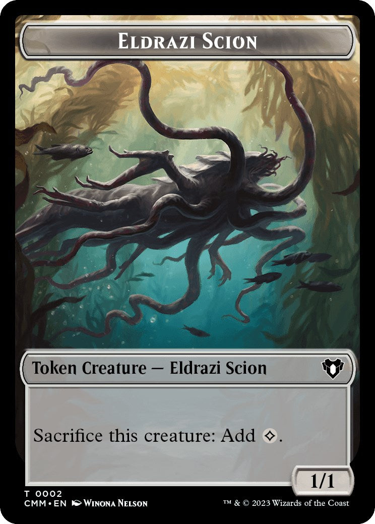 Eldrazi Scion // Satyr Double-Sided Token [Commander Masters Tokens] | Devastation Store