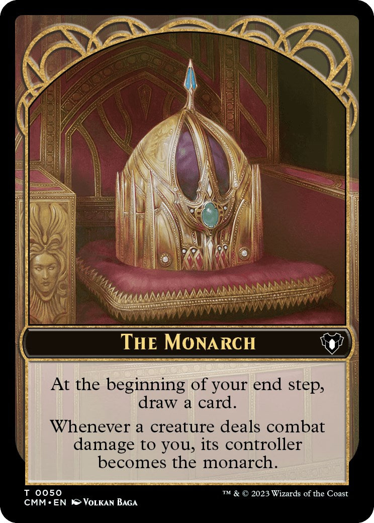 The Monarch // Dragon Egg Double-Sided Token [Commander Masters Tokens] | Devastation Store