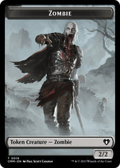 Zombie (0019) // Demon Double-Sided Token [Commander Masters Tokens] | Devastation Store