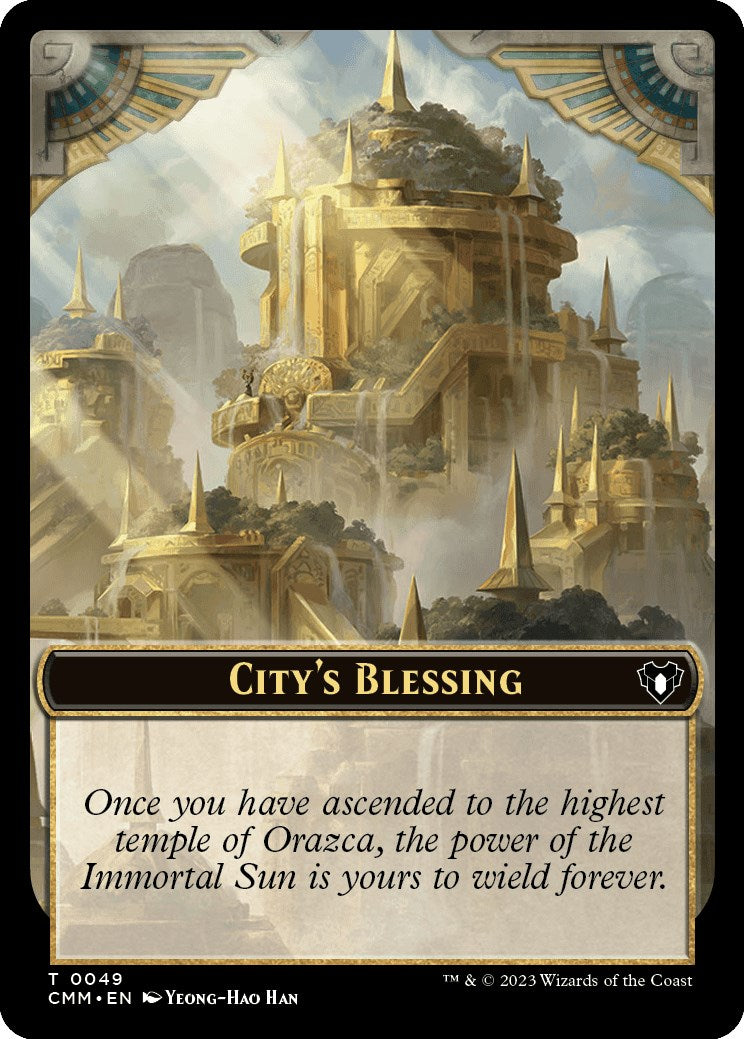 City's Blessing // Knight Double-Sided Token [Commander Masters Tokens] | Devastation Store