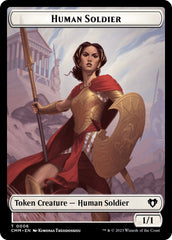 Human Soldier // Phyrexian Germ Double-Sided Token [Commander Masters Tokens] | Devastation Store
