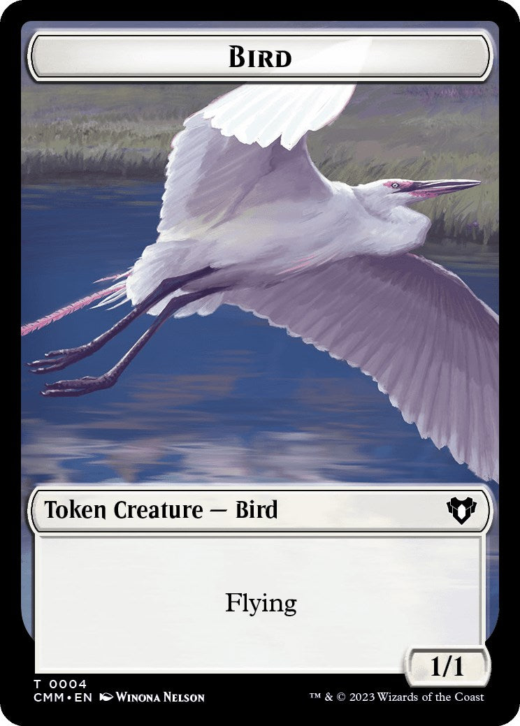 Bird // Dragon (0020) Double-Sided Token [Commander Masters Tokens] | Devastation Store