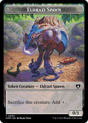 Eldrazi Spawn // Elemental (0025) Double-Sided Token [Commander Masters Tokens] | Devastation Store