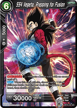 SS4 Vegeta, Prepping for Fusion (BT14-127) [Cross Spirits] | Devastation Store