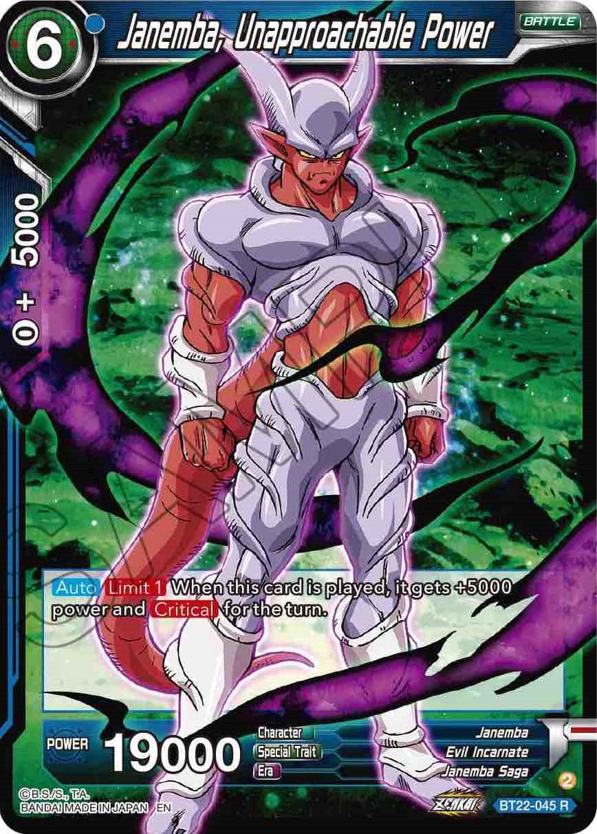 Janemba, Unapproachable Power (BT22-045) [Critical Blow] | Devastation Store