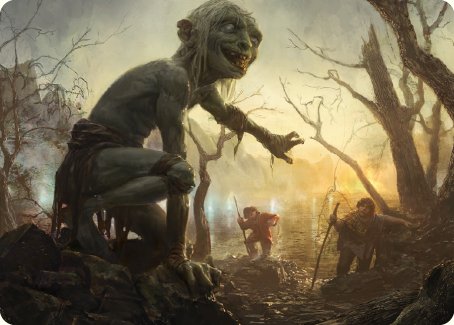 Smeagol, Helpful Guide Art Card [The Lord of the Rings: Tales of Middle-earth Art Series] | Devastation Store