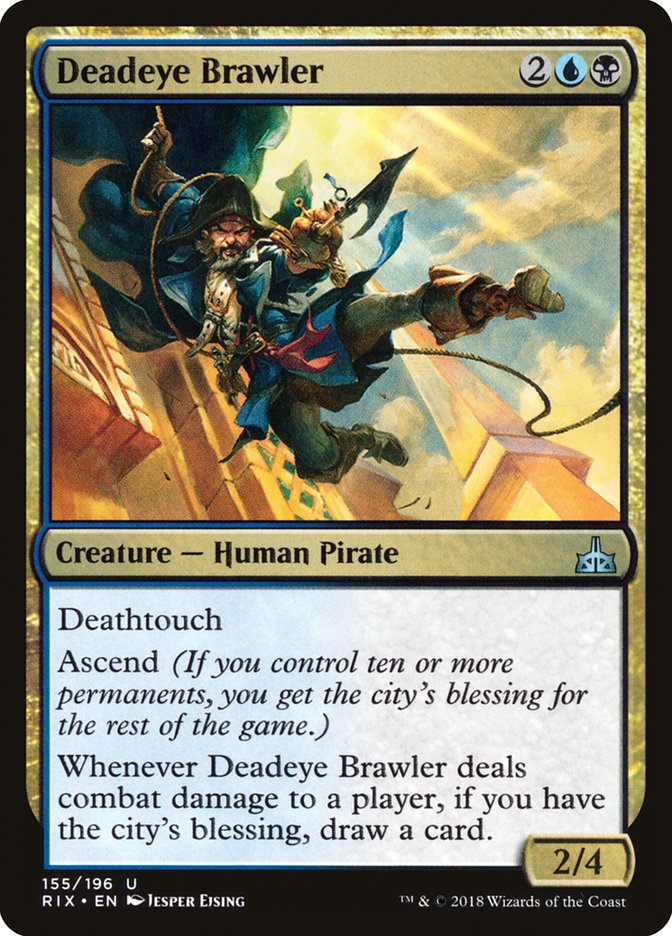 Deadeye Brawler [Rivals of Ixalan] | Devastation Store