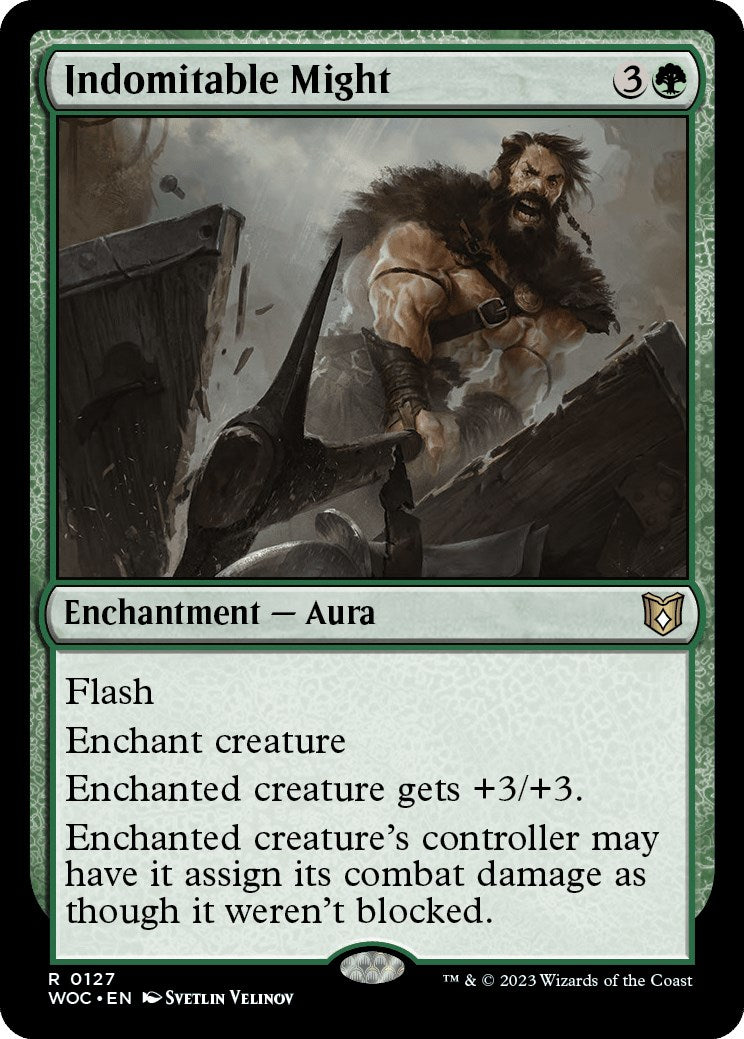 Indomitable Might [Wilds of Eldraine Commander] | Devastation Store