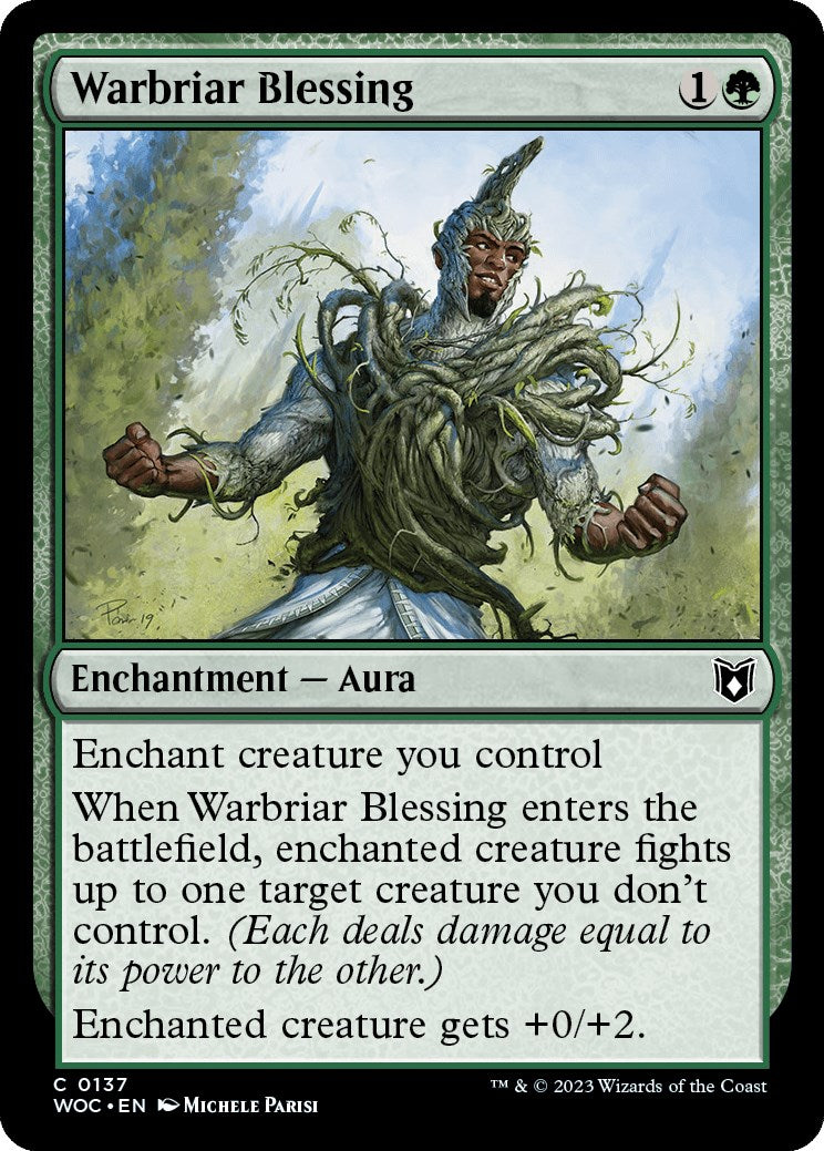 Warbriar Blessing [Wilds of Eldraine Commander] | Devastation Store
