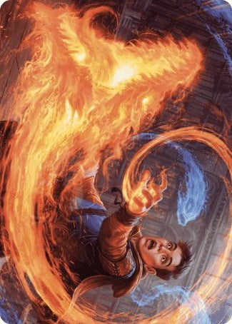 Frantic Firebolt Art Card [Wilds of Eldraine Art Series] | Devastation Store