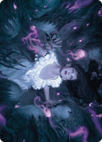 Neva, Stalked by Nightmares Art Card [Wilds of Eldraine Art Series] | Devastation Store
