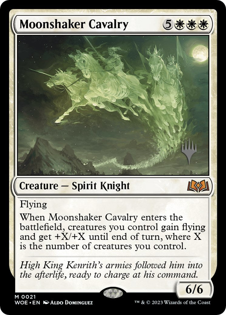 Moonshaker Cavalry (Promo Pack) [Wilds of Eldraine Promos] | Devastation Store