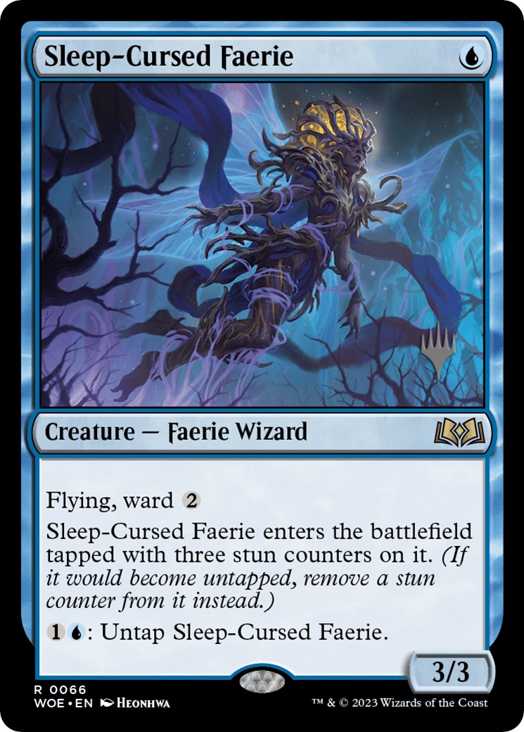 Sleep-Cursed Faerie (Promo Pack) [Wilds of Eldraine Promos] | Devastation Store