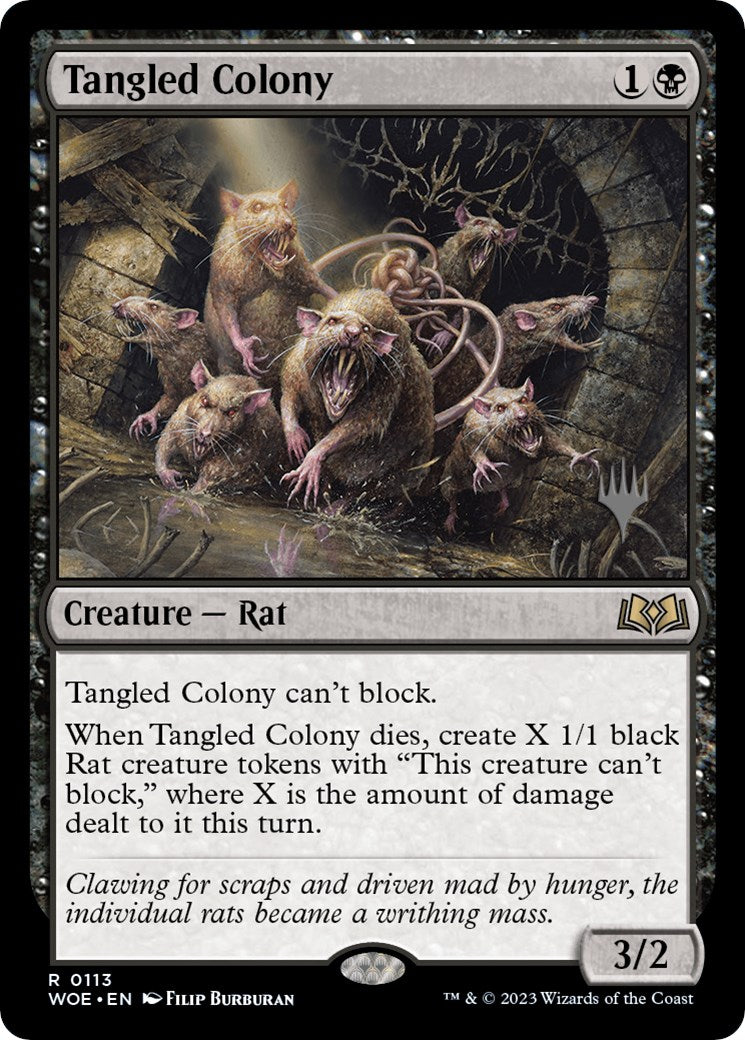 Tangled Colony (Promo Pack) [Wilds of Eldraine Promos] | Devastation Store