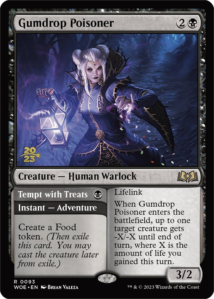 Gumdrop Poisoner // Tempt with Treats [Wilds of Eldraine Prerelease Promos] | Devastation Store