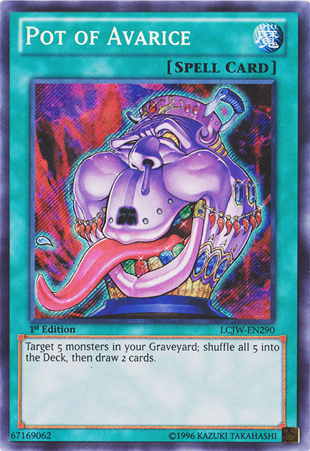 Pot of Avarice [LCJW-EN290] Secret Rare | Devastation Store