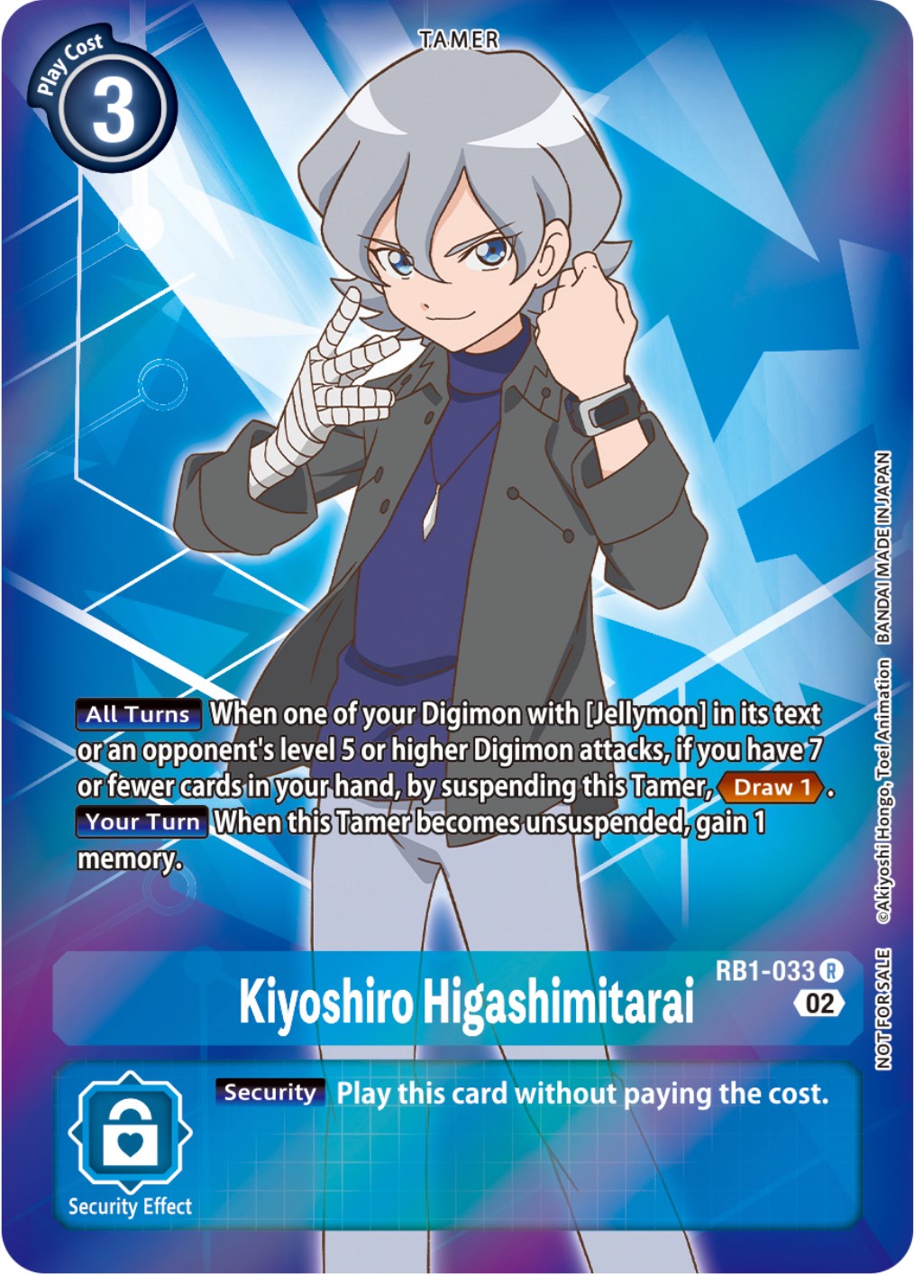 Kiyoshiro Higashimitarai [RB1-033] (Box Topper) [Resurgence Booster] | Devastation Store