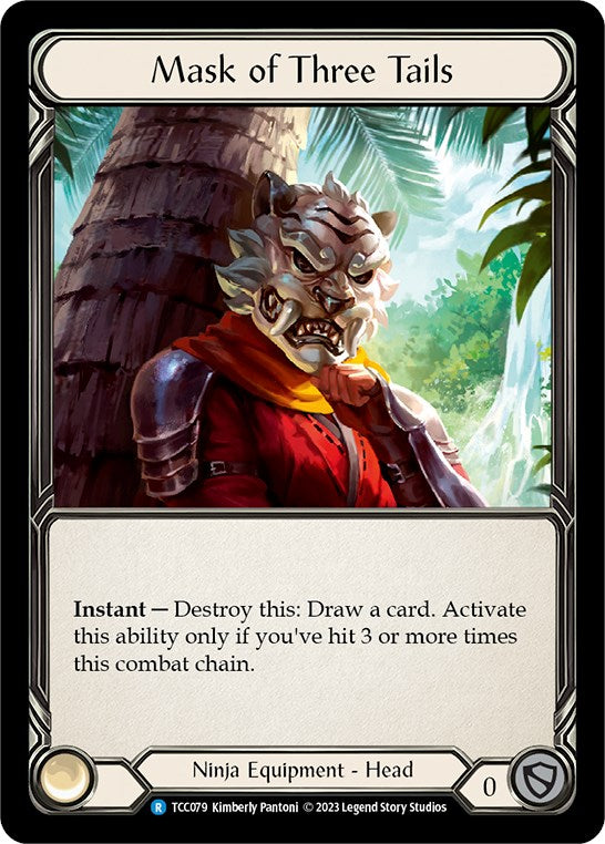 Mask of Three Tails [TCC079] (Round the Table: TCC x LSS)  Rainbow Foil | Devastation Store