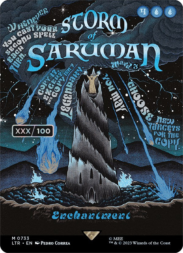 Storm of Saruman (Borderless Poster) (Serialized) [The Lord of the Rings: Tales of Middle-Earth] | Devastation Store