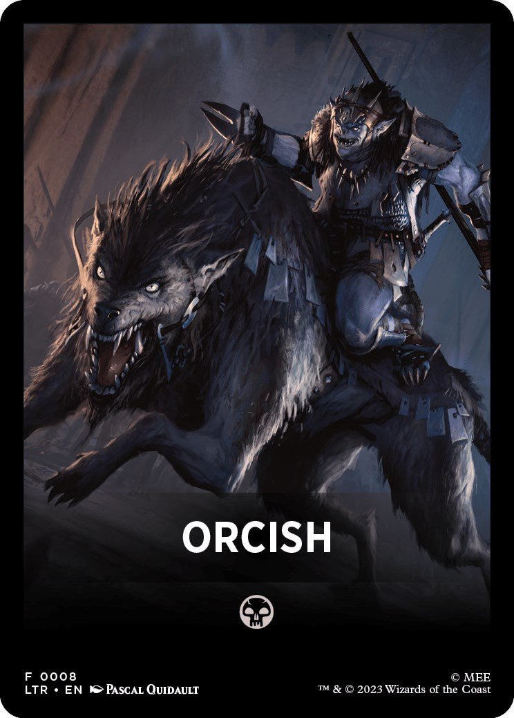 Orcish Theme Card [The Lord of the Rings: Tales of Middle-Earth] | Devastation Store