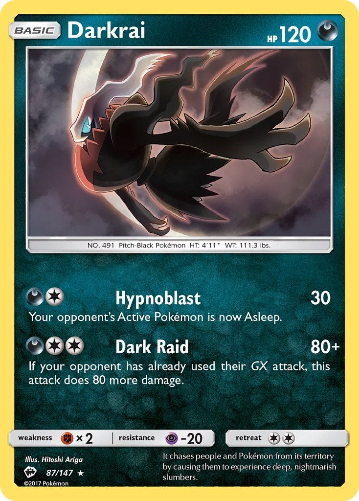 Darkrai (87/147) [Sun & Moon: Burning Shadows] | Devastation Store