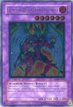 Elemental Hero Phoenix Enforcer [EOJ-EN032] Ultimate Rare | Devastation Store