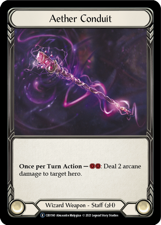Aether Conduit (Rainbow Foil) [CRU160-RF] Unlimited Rainbow Foil | Devastation Store