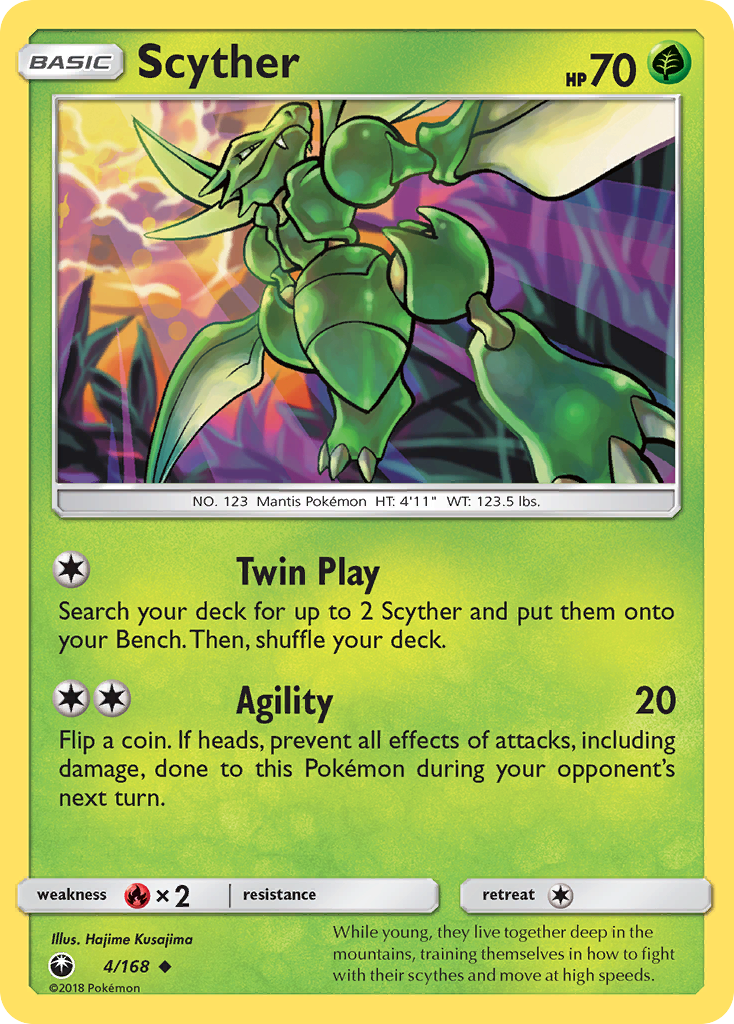 Scyther (4/168) [Sun & Moon: Celestial Storm] | Devastation Store