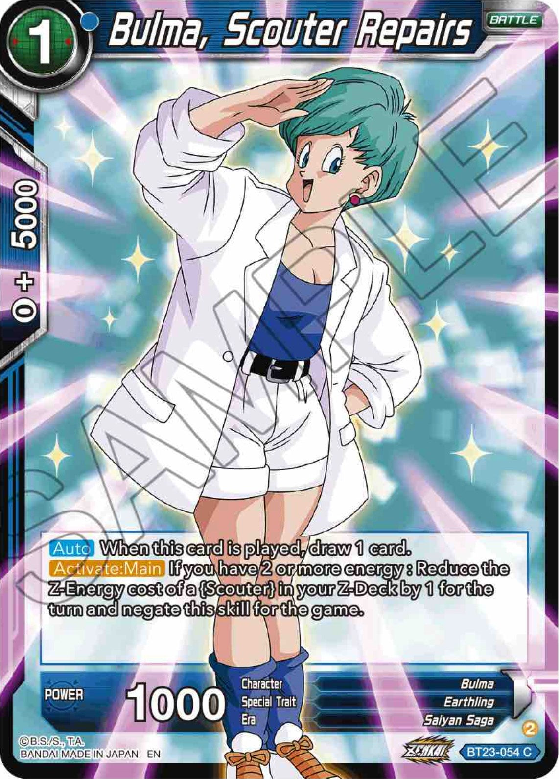 Bulma, Scouter Repairs (BT23-054) [Perfect Combination] | Devastation Store