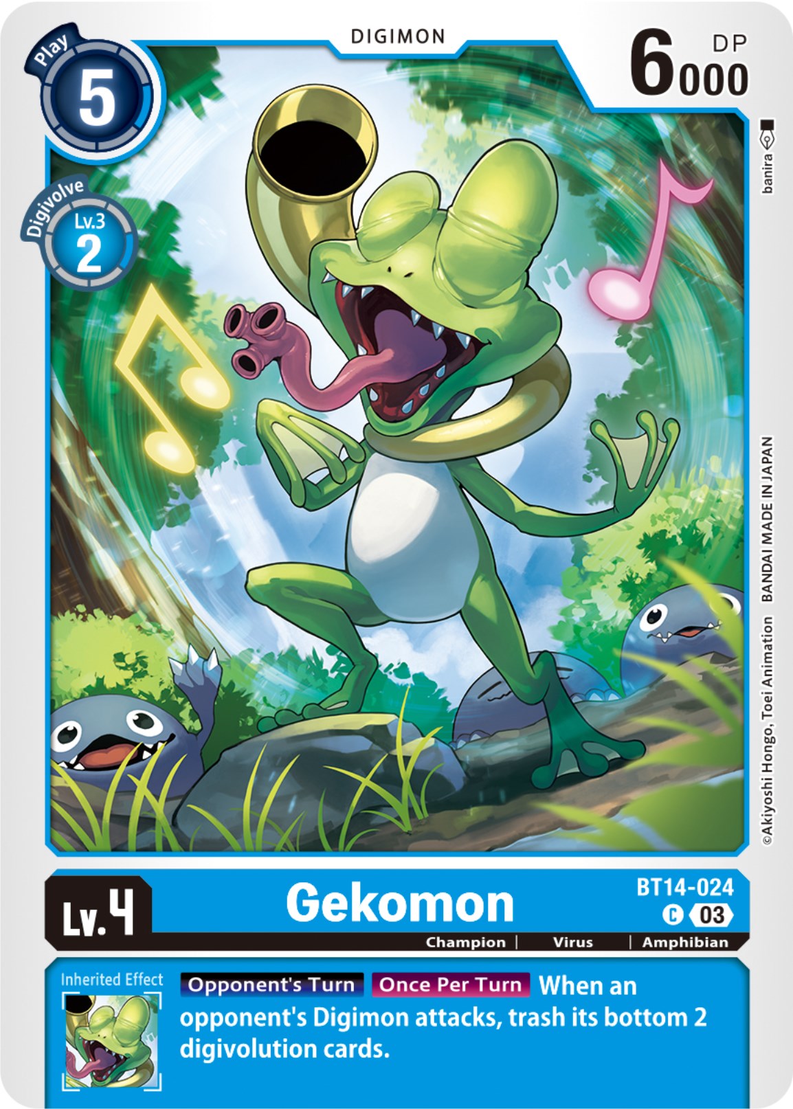 Gekomon [BT14-024] [Blast Ace] | Devastation Store