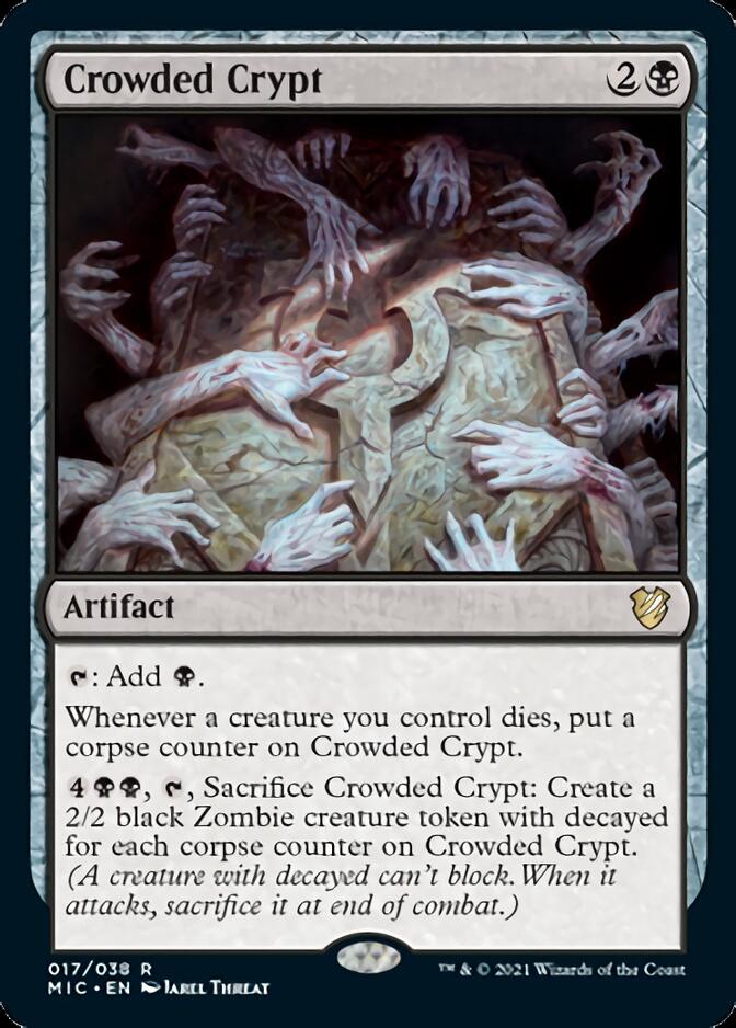 Crowded Crypt [Innistrad: Midnight Hunt Commander] | Devastation Store