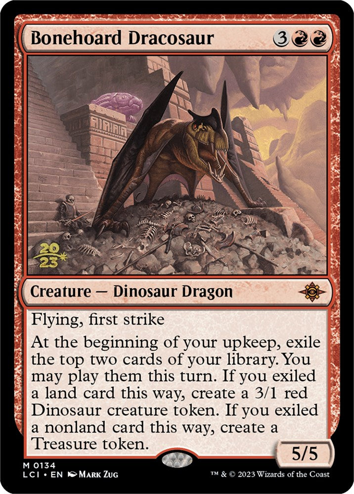 Bonehoard Dracosaur [The Lost Caverns of Ixalan Prerelease Cards] | Devastation Store