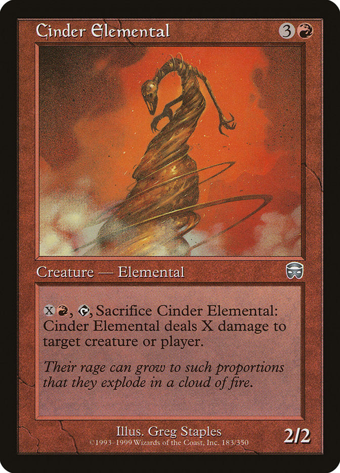Cinder Elemental [Mercadian Masques] - Devastation Store | Devastation Store
