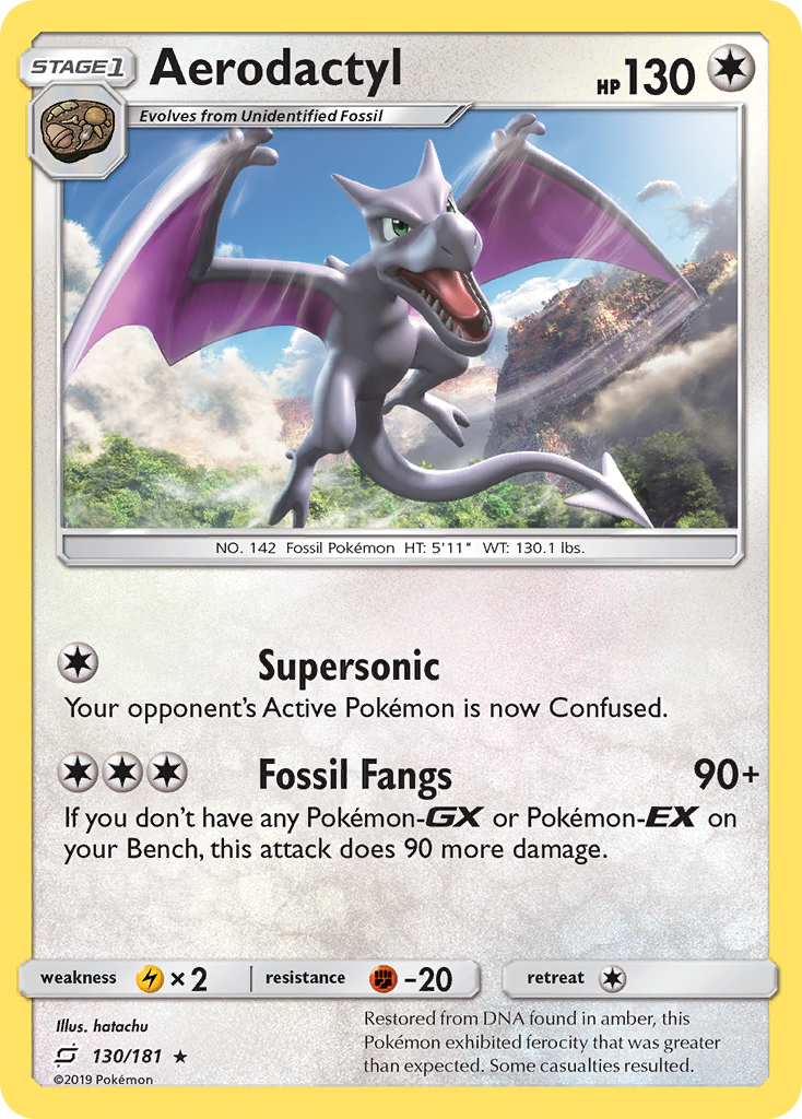 Aerodactyl (130/181) [Sun & Moon: Team Up] | Devastation Store