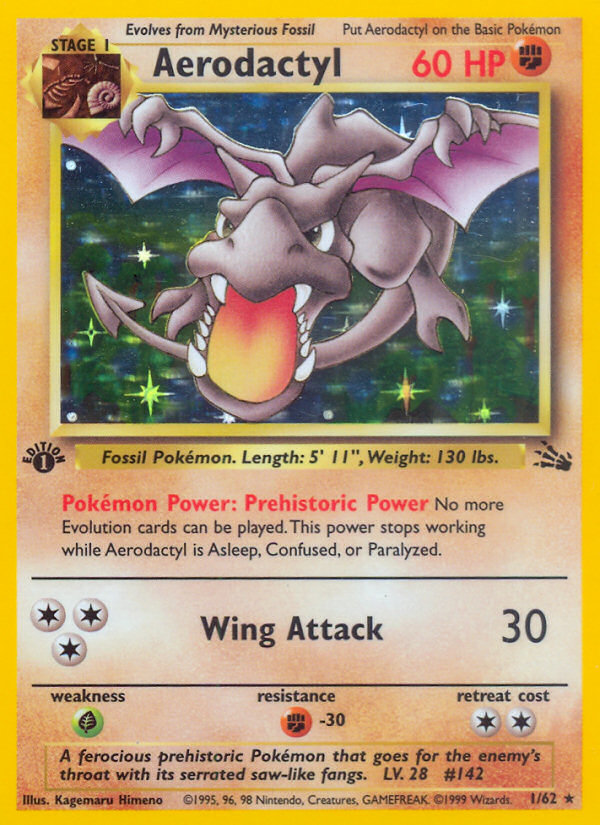 Aerodactyl (1/62) [Fossil 1st Edition] | Devastation Store