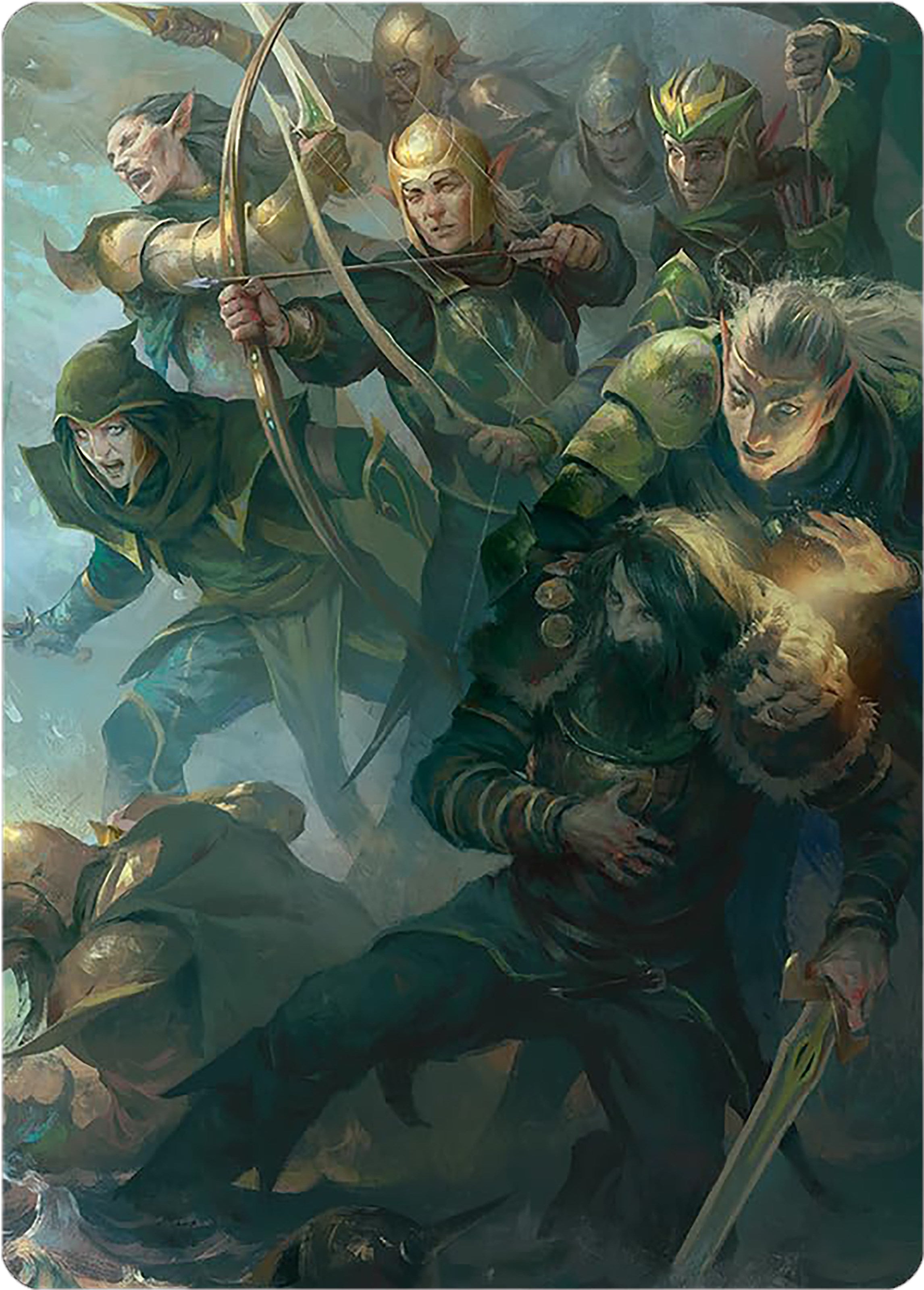 Galadhrim Brigade Art Card [The Lord of the Rings: Tales of Middle-earth Art Series] | Devastation Store