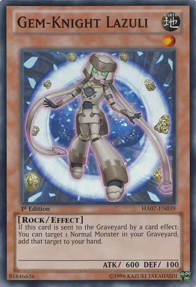 Gem-Knight Lazuli [HA07-EN039] Super Rare | Devastation Store