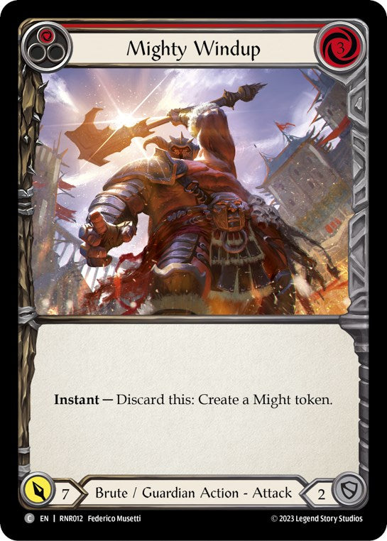 Mighty Windup (Red) [RNR012] (Rhinar Hero Deck) | Devastation Store