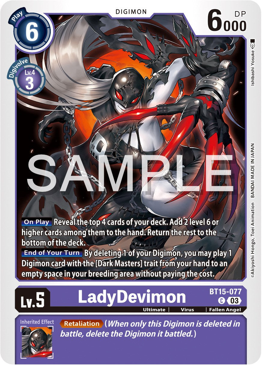 LadyDevimon [BT15-077] [Exceed Apocalypse] | Devastation Store