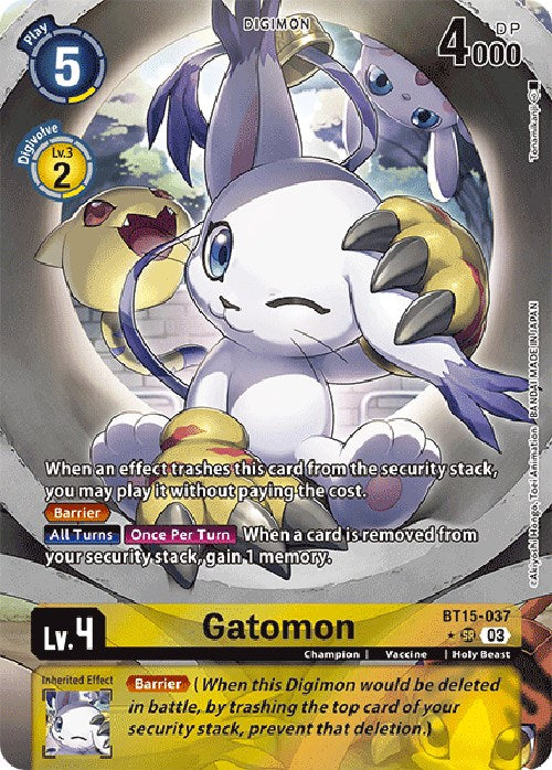 Gatomon [BT15-037] (Alternate Art) [Exceed Apocalypse] | Devastation Store