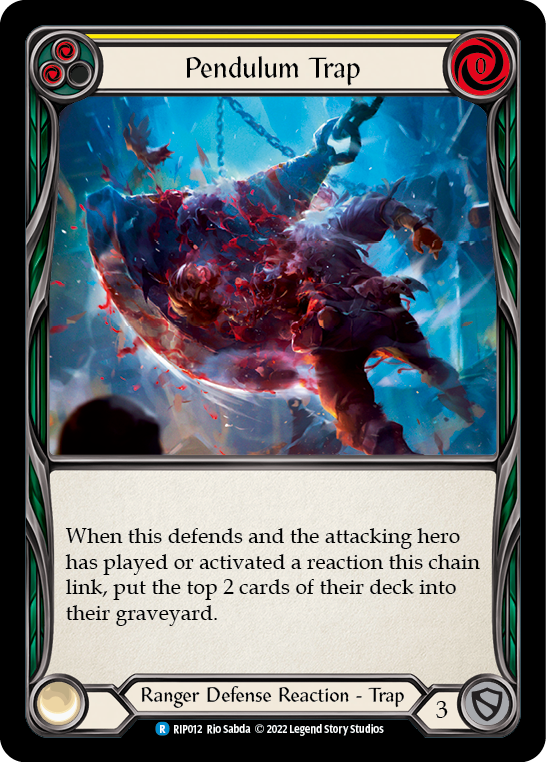 Pendulum Trap (Yellow) [RIP012] (Outsiders Riptide Blitz Deck) | Devastation Store