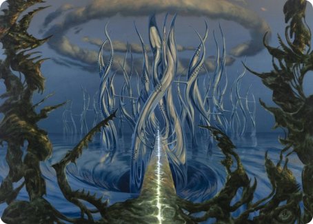 Tanglepool Bridge Art Card [Modern Horizons 2 Art Series] | Devastation Store